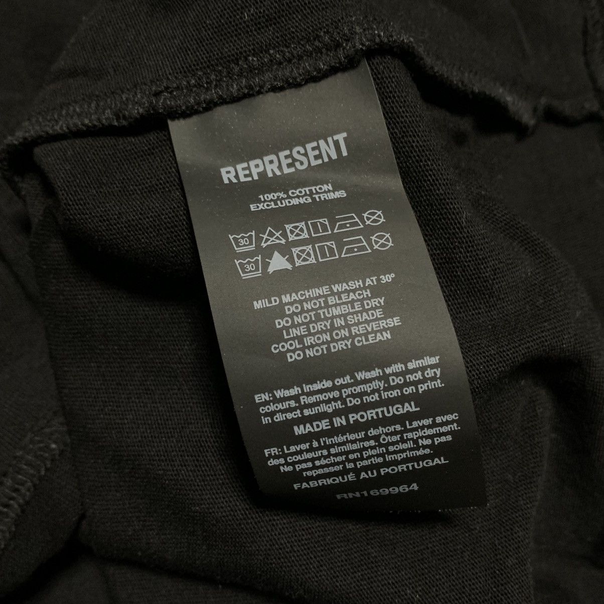 Represent Clo. Represent Small Owners Club Stamp Jet Black Tee Size US S / EU 44-46 / 1 - 6 Thumbnail