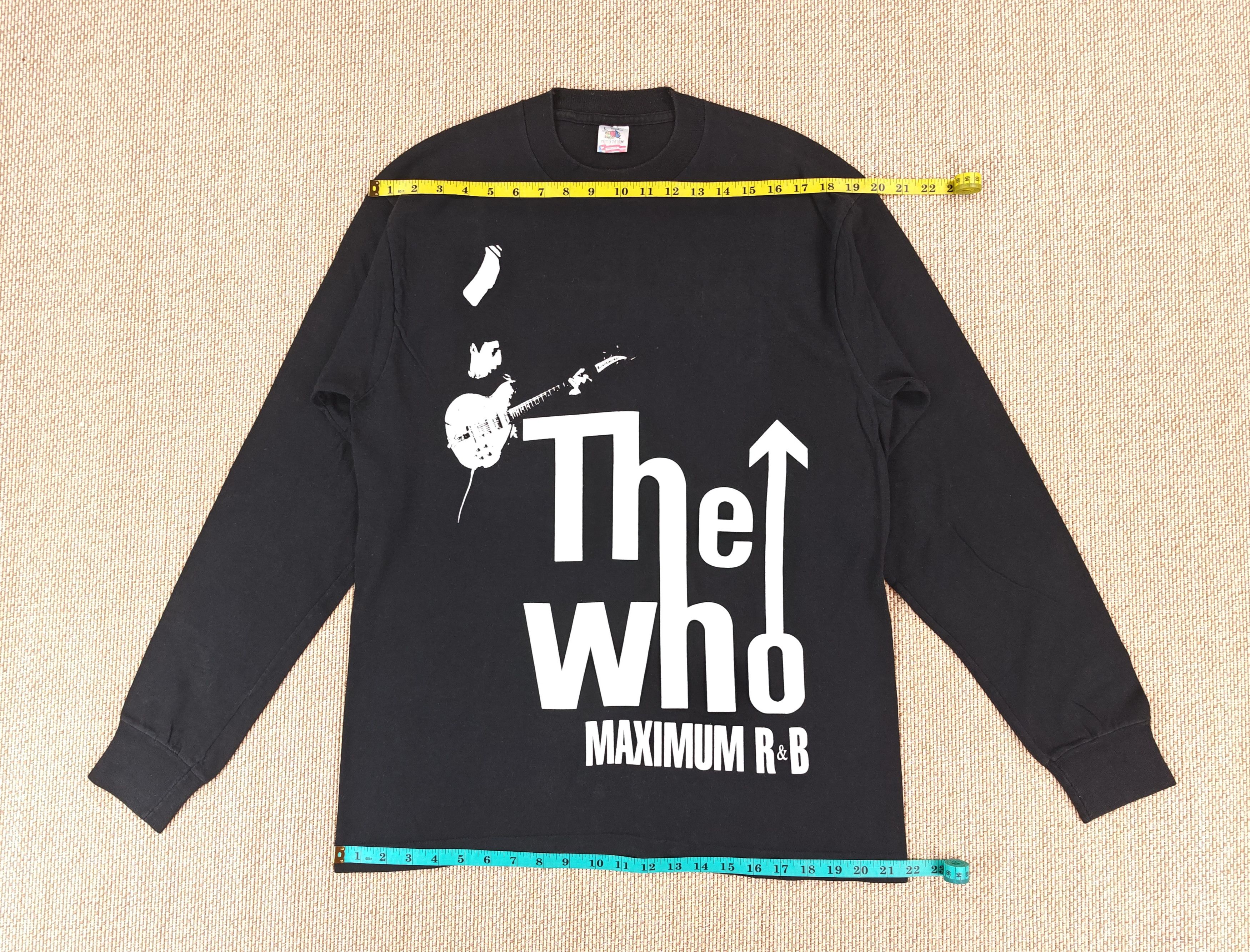 Vintage Vintage 1990s The Who Maximum RnB Long Sleeve Tee Size US L / EU 52-54 / 3 - 4 Thumbnail