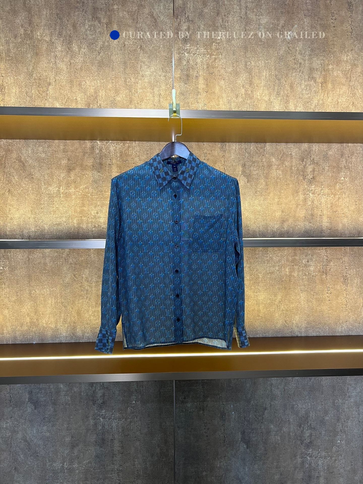 Louis Vuitton Louis Vuitton Monogram Silk Shirt Size S / US 4 / IT 40 - 1 Thumbnail