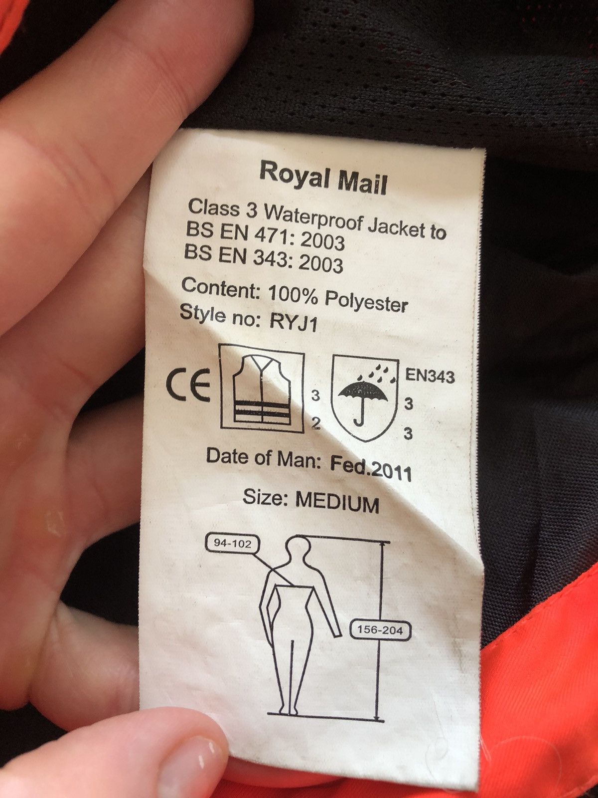 Other × Vintage RARE ROYAL MAIL OFFICIAL VINTAGE RAINCOAT CLOAK JACKET Size US M / EU 48-50 / 2 - 5 Thumbnail