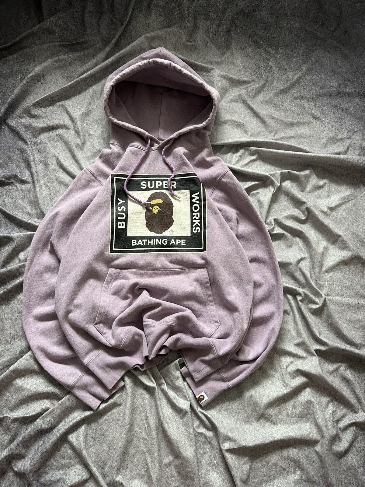 Bape BAPE Busy Super Works Pullover Hoodie Pink Size L Size US L / EU 52-54 / 3 - 2 Thumbnail