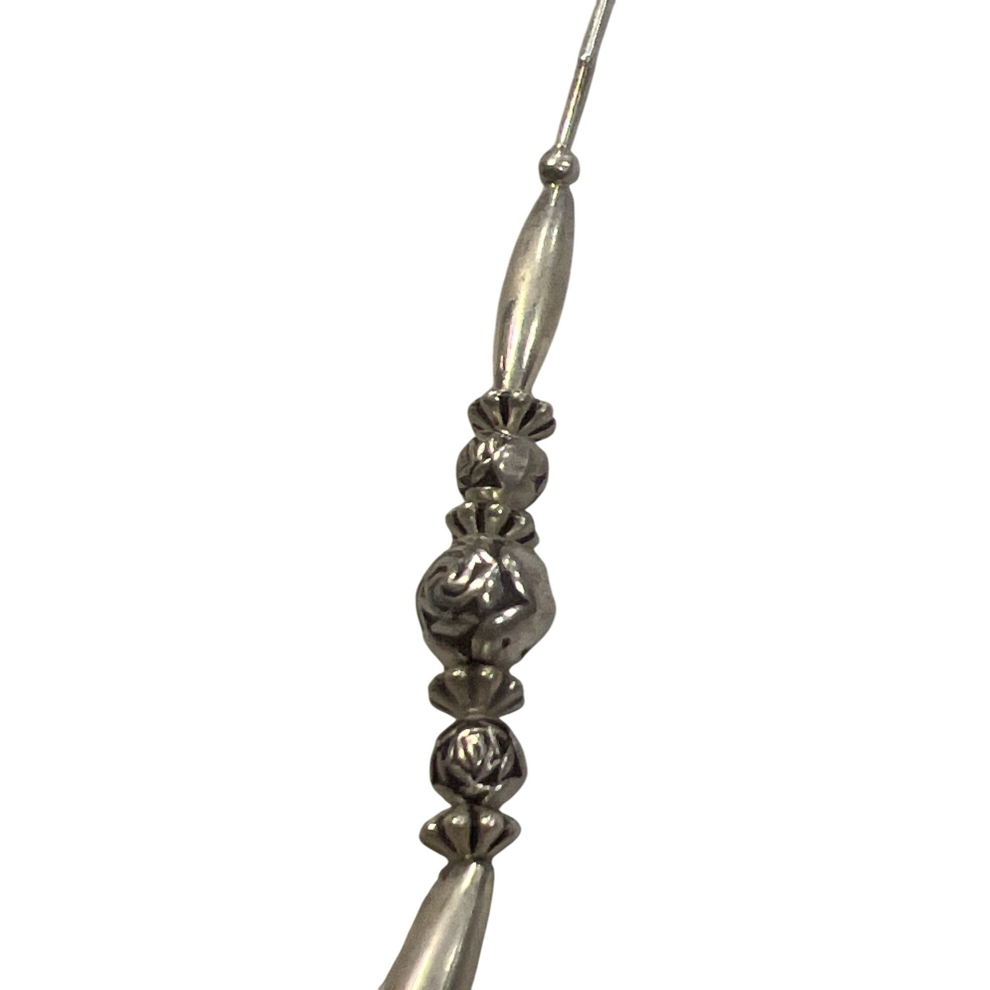 Other Vintage Liquid Sterling Silver Rose Bead Necklace Screw Barr Size ONE SIZE - 3 Thumbnail