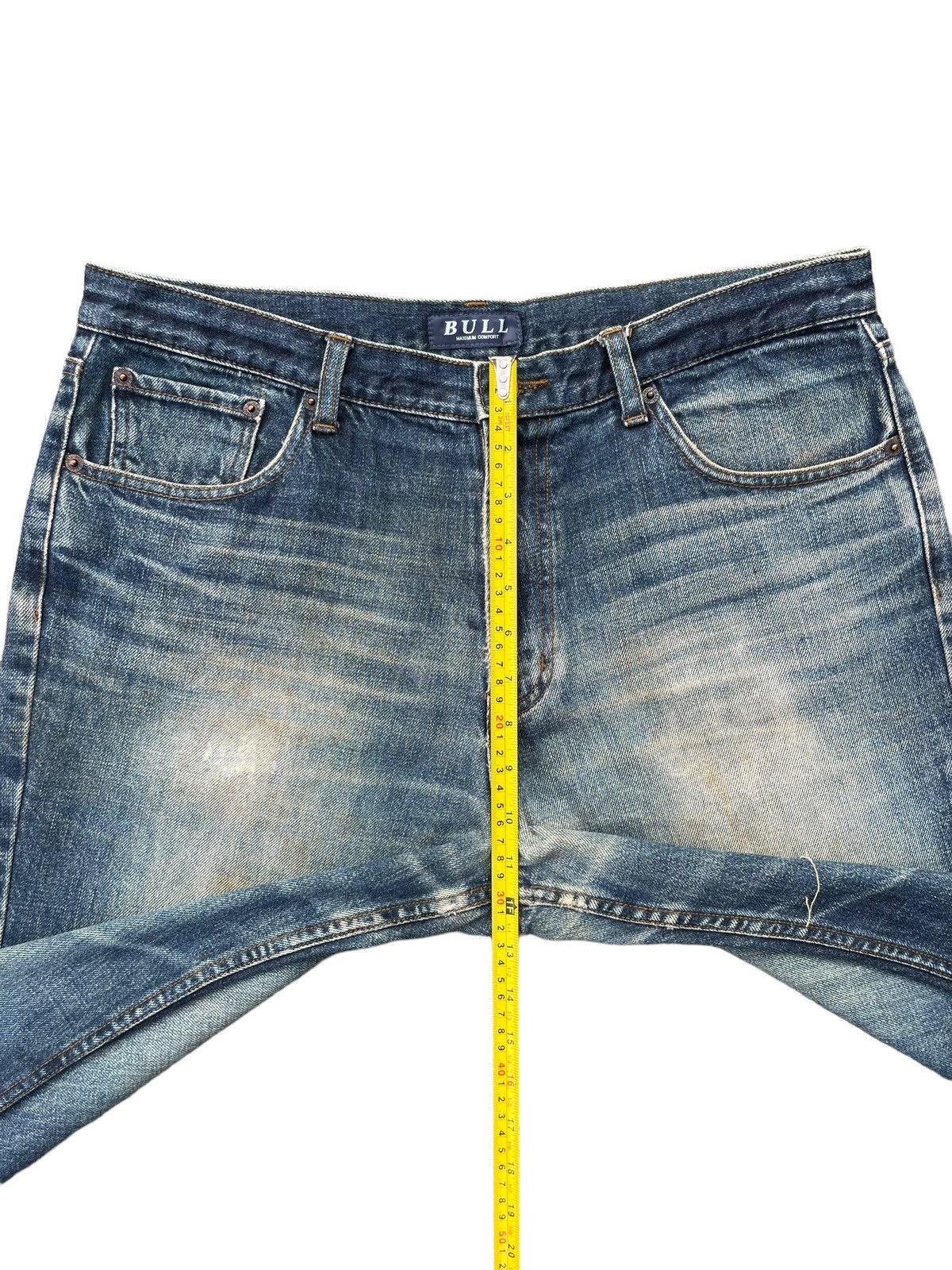 Japanese Brand × Johnbull Vintage Y2K Grunge Distressed Blue Faded Washed Loose Jeans Size US 34 / EU 50 - 12 Thumbnail