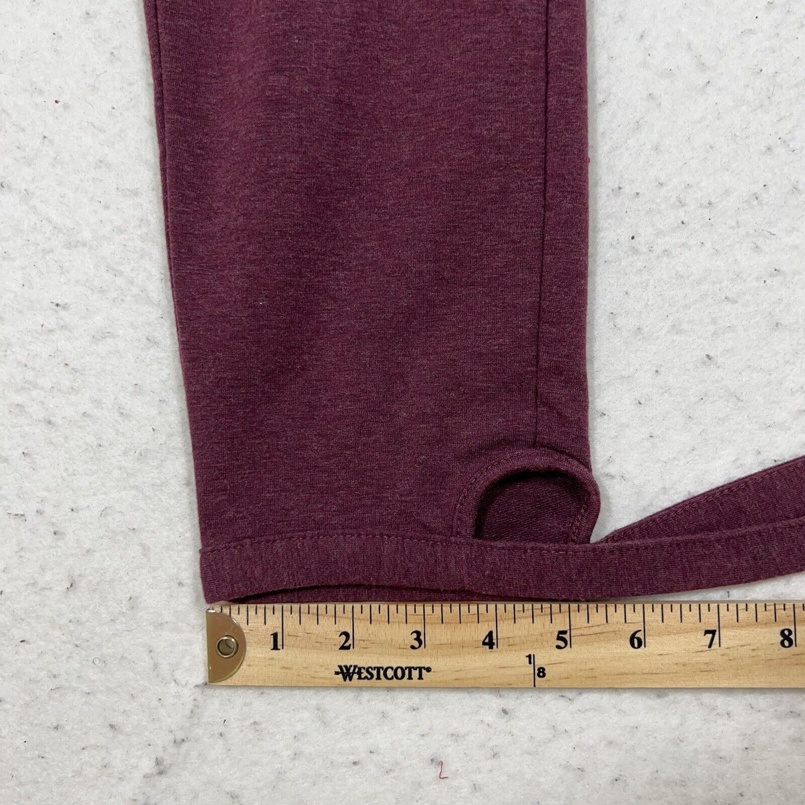 Gymshark GymShark Purple Ankle Wrap Drawstring Cropped Sweatpants Size 28" / US 6 / IT 42 - 11 Thumbnail