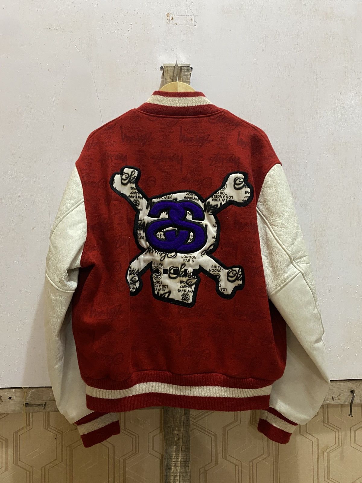 Stussy 35th anniversary international tribe varsity XL | Grailed