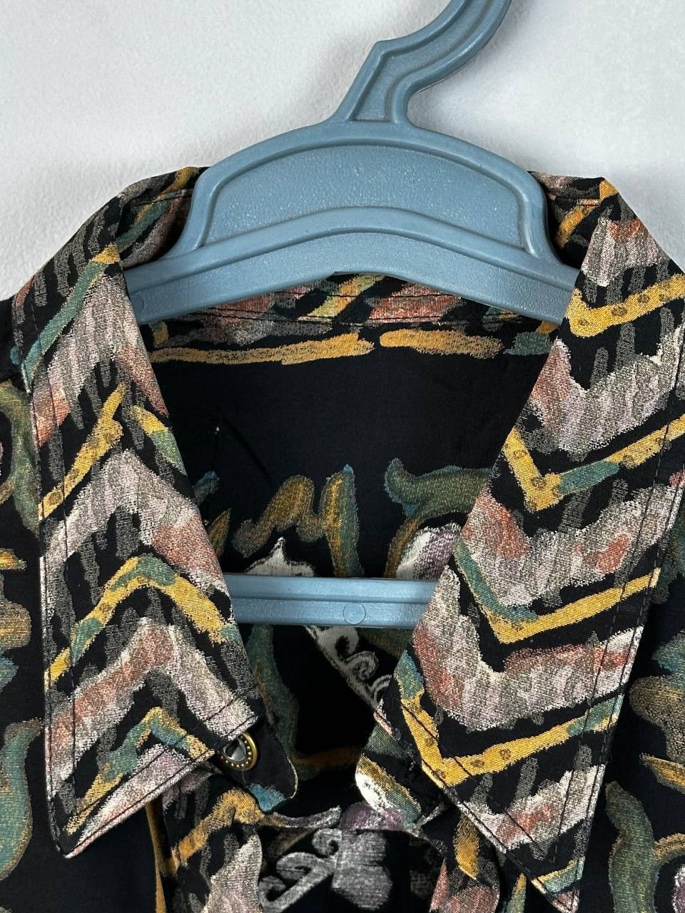 Designer Vintage Luxury Printed Summer Avant Garde Viscose Shirt Size US L / EU 52-54 / 3 - 7 Thumbnail
