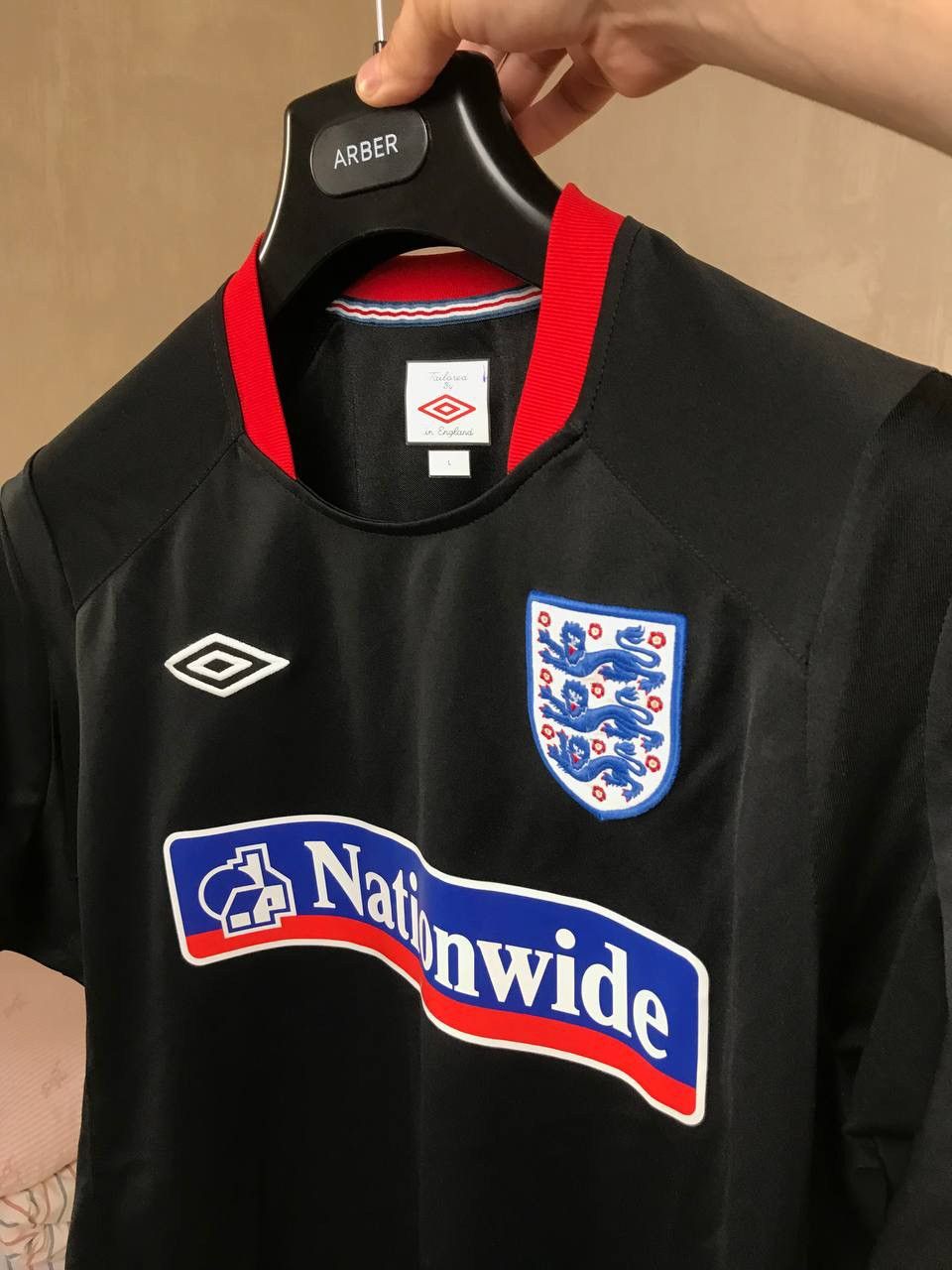 Umbro 🔥 Umbro England 2010 2011 Training Jersey T Shirt Soccer Size US L / EU 52-54 / 3 - 6 Thumbnail