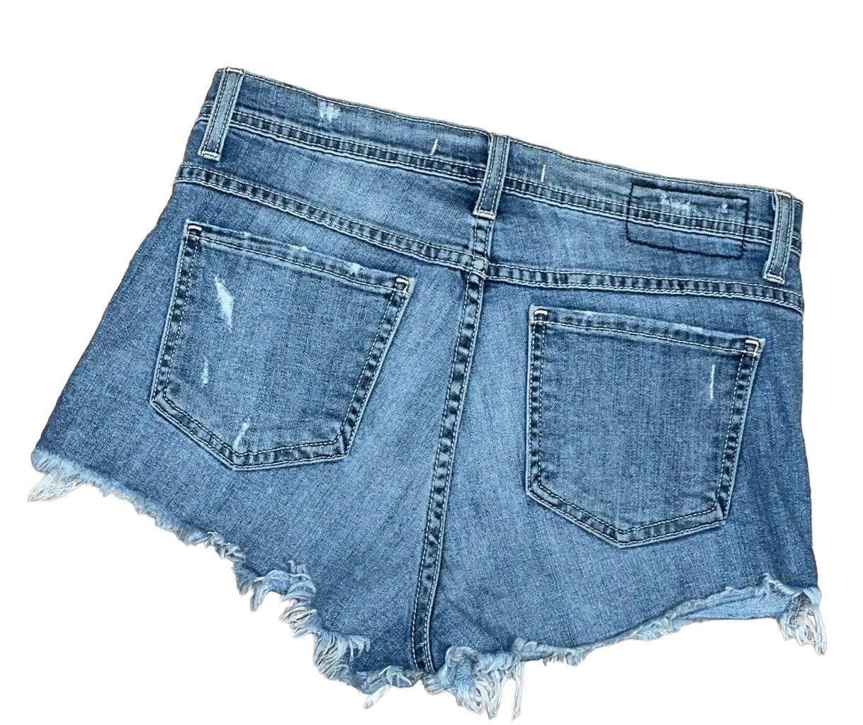 Other Flying Monkey Denim Cutoff Shorts Size 27" / US 4 / IT 40 - 2 Thumbnail
