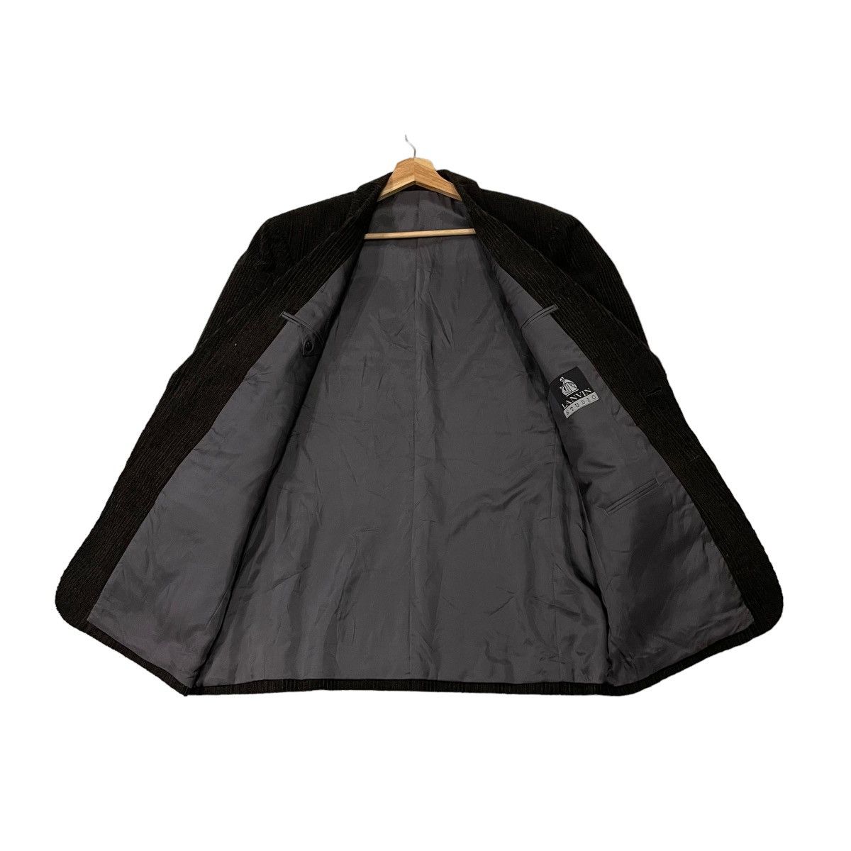 Lanvin Vintage Lanvin Studio Wool Classic Jacket Size US L / EU 52-54 / 3 - 17 Thumbnail