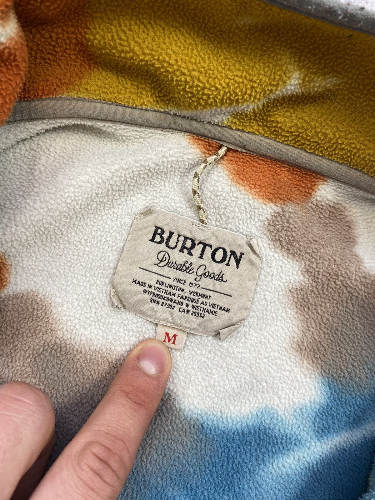 Burton Burton Durable Goods Men’s 1/4 Sweater Size Medium Size US M / EU 48-50 / 2 - 11 Thumbnail