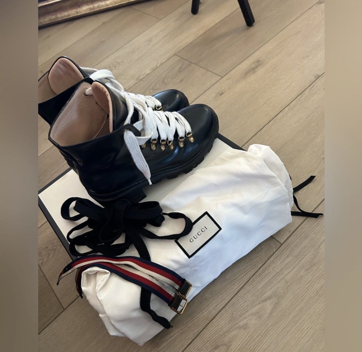 Gucci Gucci very gently used leather sylvie boot size 39 Size US 9 / IT 39 - 5 Thumbnail