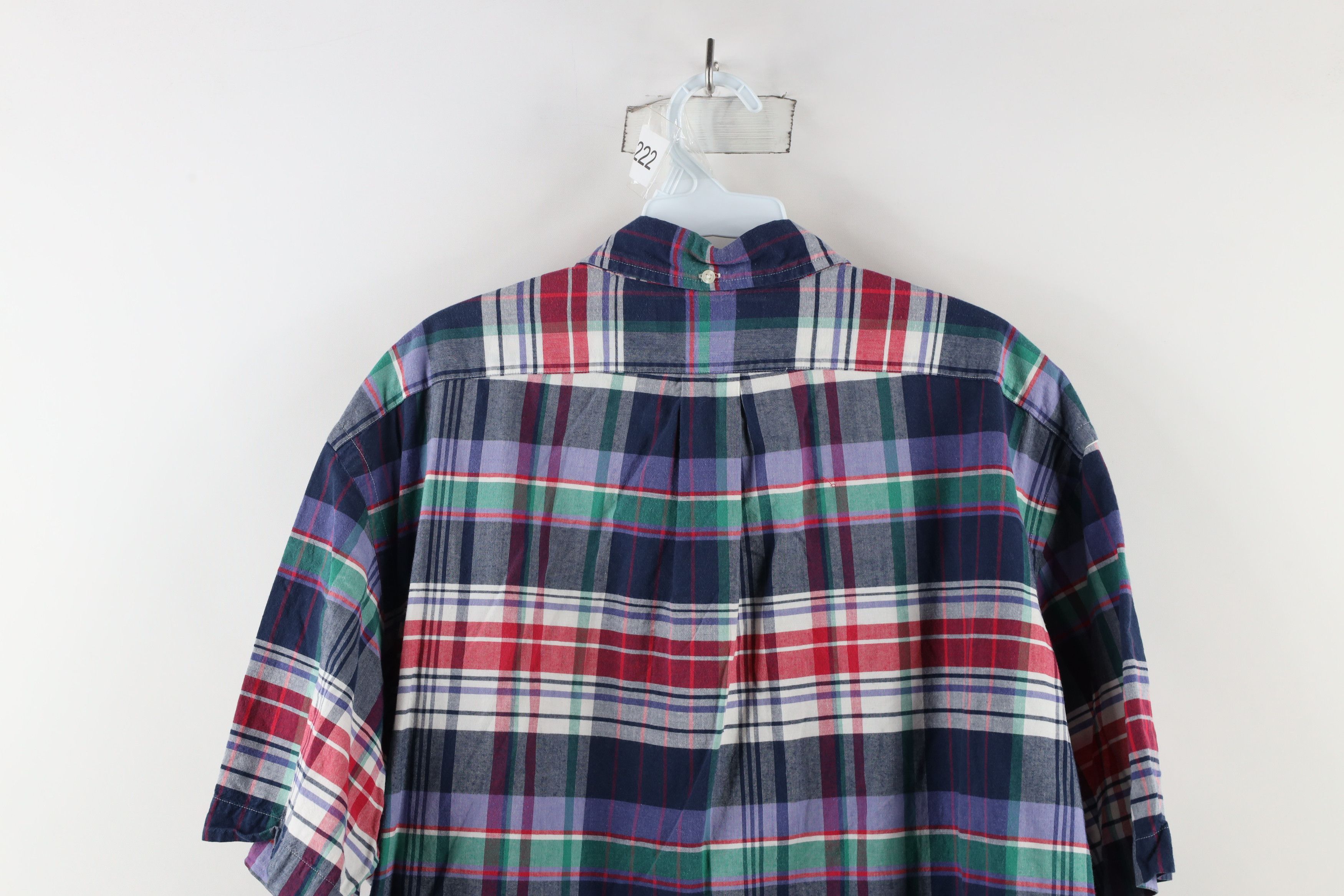 Ralph Lauren × Vintage Vintage 90s Ralph Lauren Short Sleeve Collared Button Shirt Size US XL / EU 56 / 4 - 9 Thumbnail