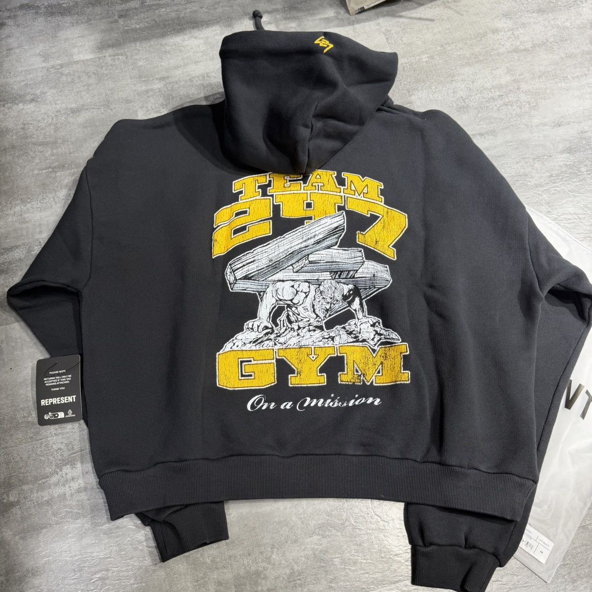 Represent Clo. Represent 247 On His Shoulders Boxy Hoodie Size US M / EU 48-50 / 2 - 1 Thumbnail