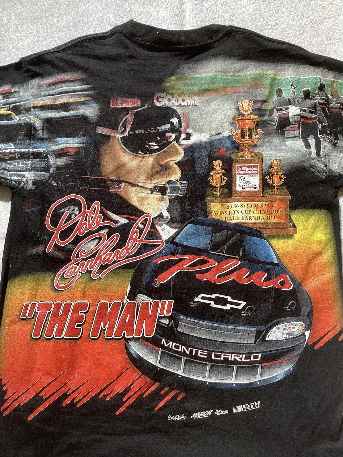 NASCAR Vintage Dale Earnhardt evolution of the man AOP NASCAR TEE Size US M / EU 48-50 / 2 - 4 Thumbnail