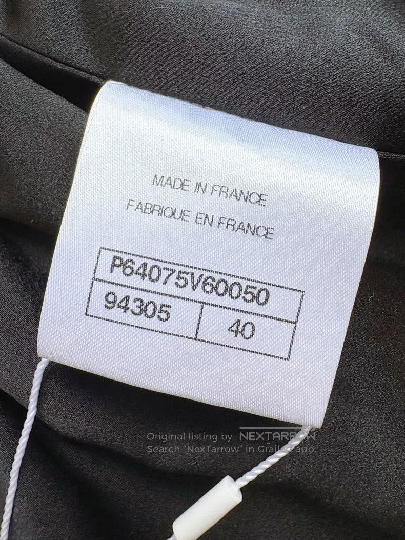 Chanel Chanel 20S roof series black mulberry silk irregular skirt Size 26" / US 2 / IT 38 - 6 Thumbnail