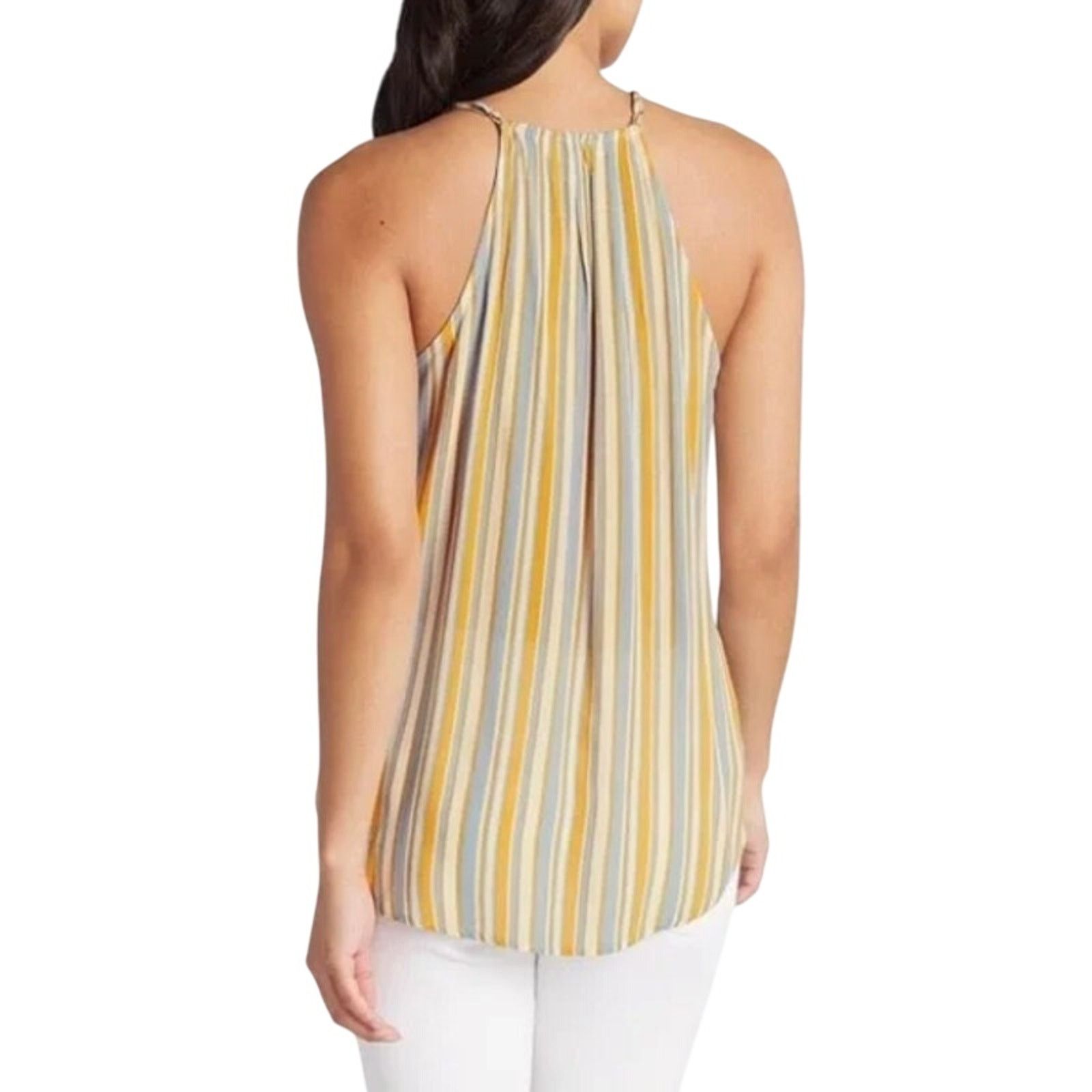 Other Mac Surplice Top - Stitch Fix Striped Faux Wrap Tank Blouse Size XL / US 12-14 / IT 48-50 - 8 Thumbnail