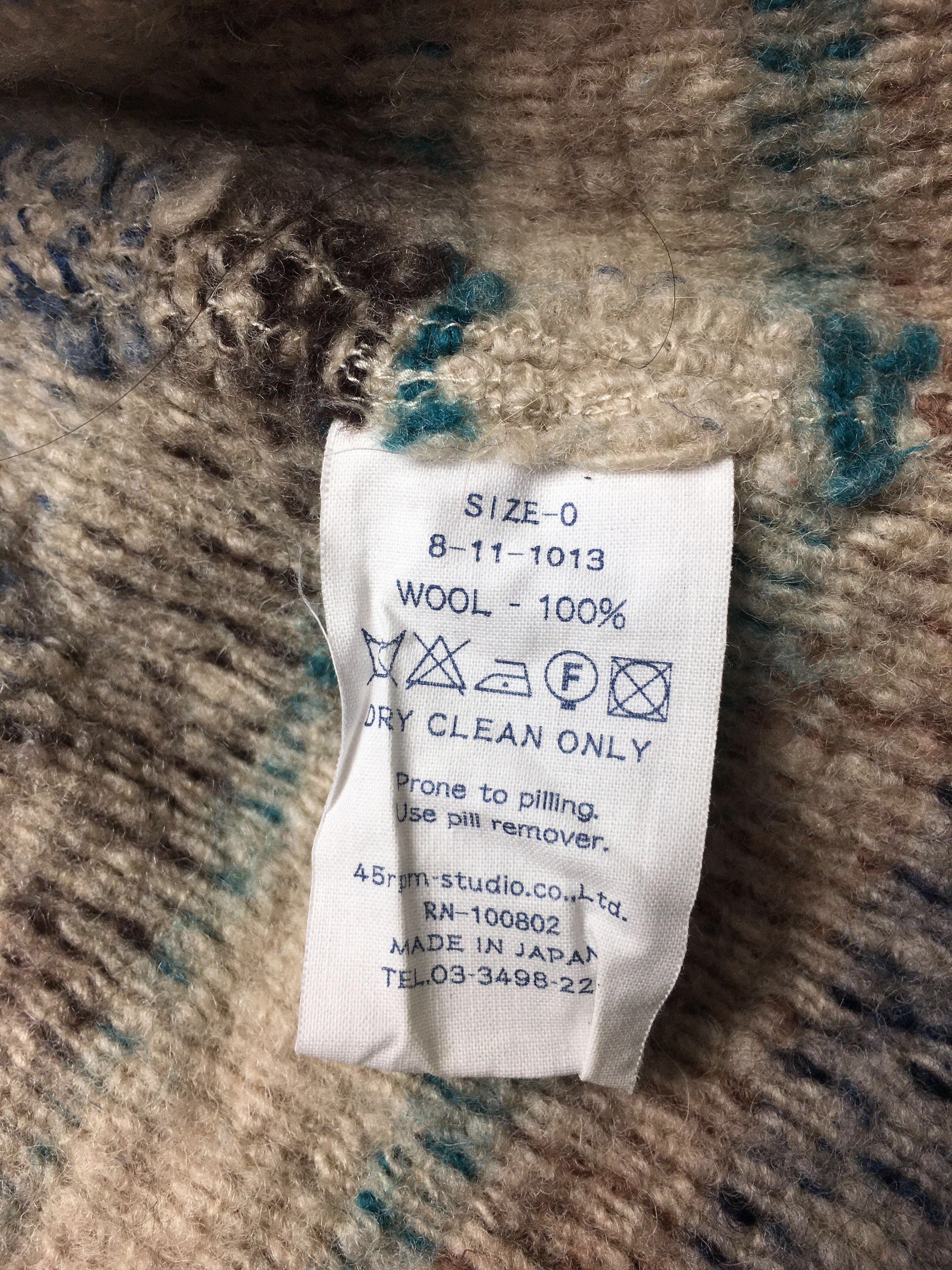 45rpm 45r 45rpm Japan Avant-garde Srtipe Cardigan Size 0 Size XS / US 0-2 / IT 36-38 - 13 Thumbnail