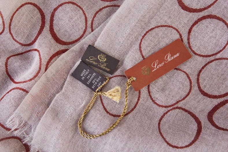 Loro Piana LORO PIANA size202*70cm Fine spun thin scarf shawl 70% cash Size ONE SIZE - 3 Thumbnail