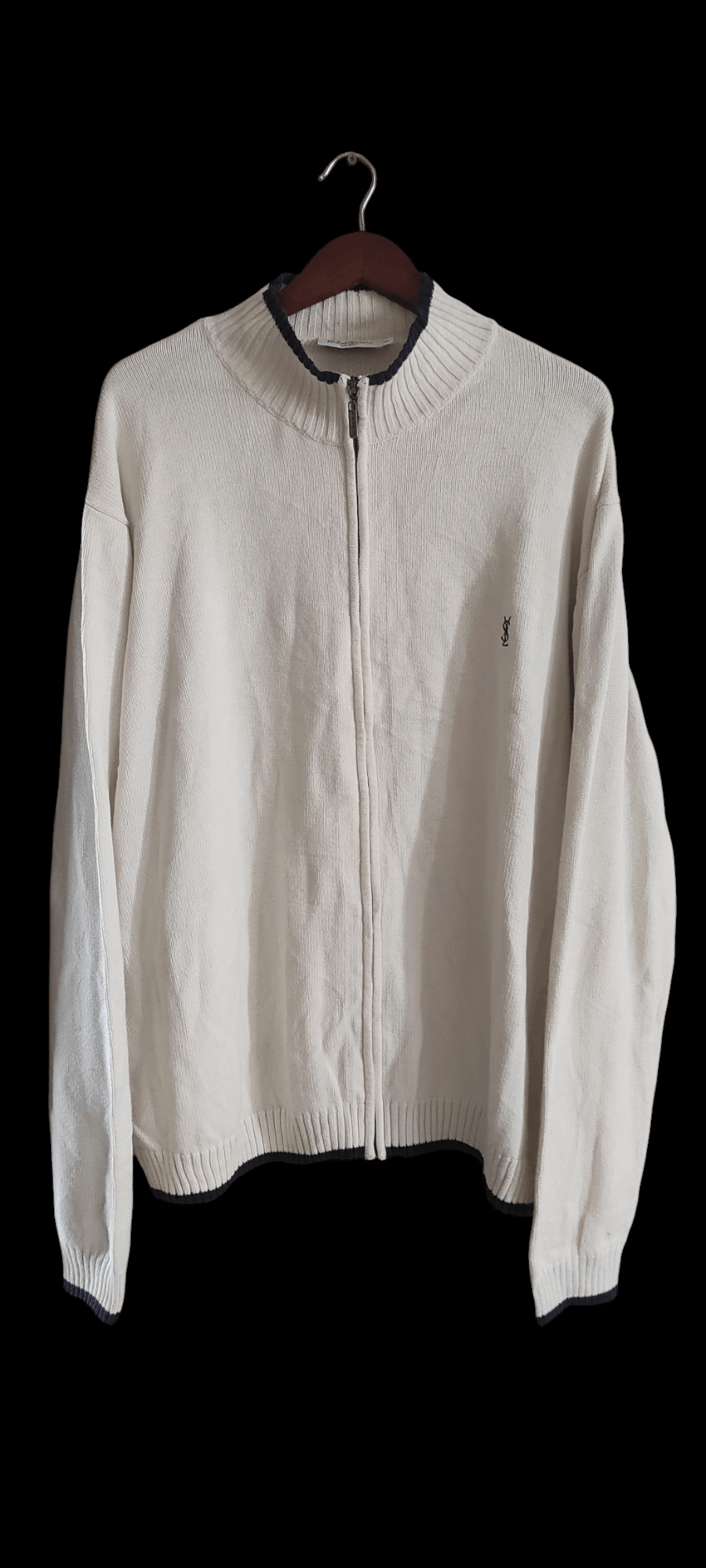 Yves Saint Laurent Yves Saint Laurent Sweater Knit Full Zip YSL Size XXL Size US XXL / EU 58 / 5 - 1 Thumbnail