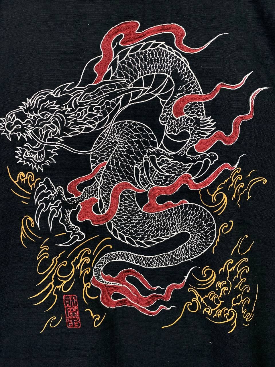 Japanese Brand vintage kimono japan dragon embroided nice design Size US XXL / EU 58 / 5 - 7 Thumbnail