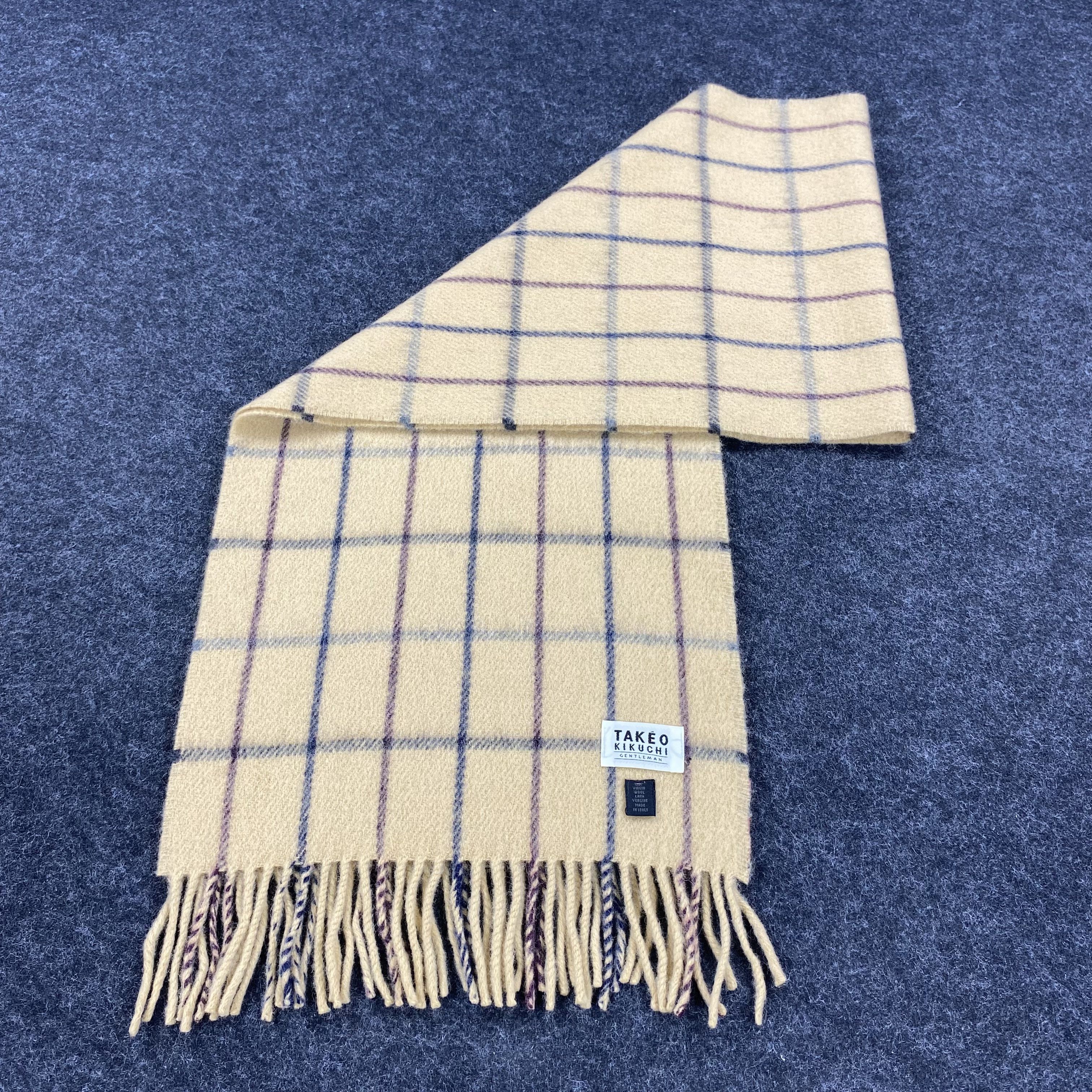 Designer × Takeo Kikuchi × Vintage GF10271 Takeo Kikuchi Scarf Neck Wear Muffler Size ONE SIZE - 5 Thumbnail
