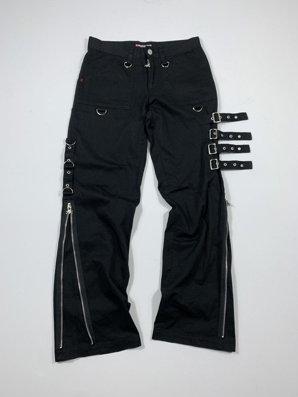 MAD PUNKS  ボンデージパンツ MAD PUNKS ボンテージパンツ チェックパンツ パンク Y2K