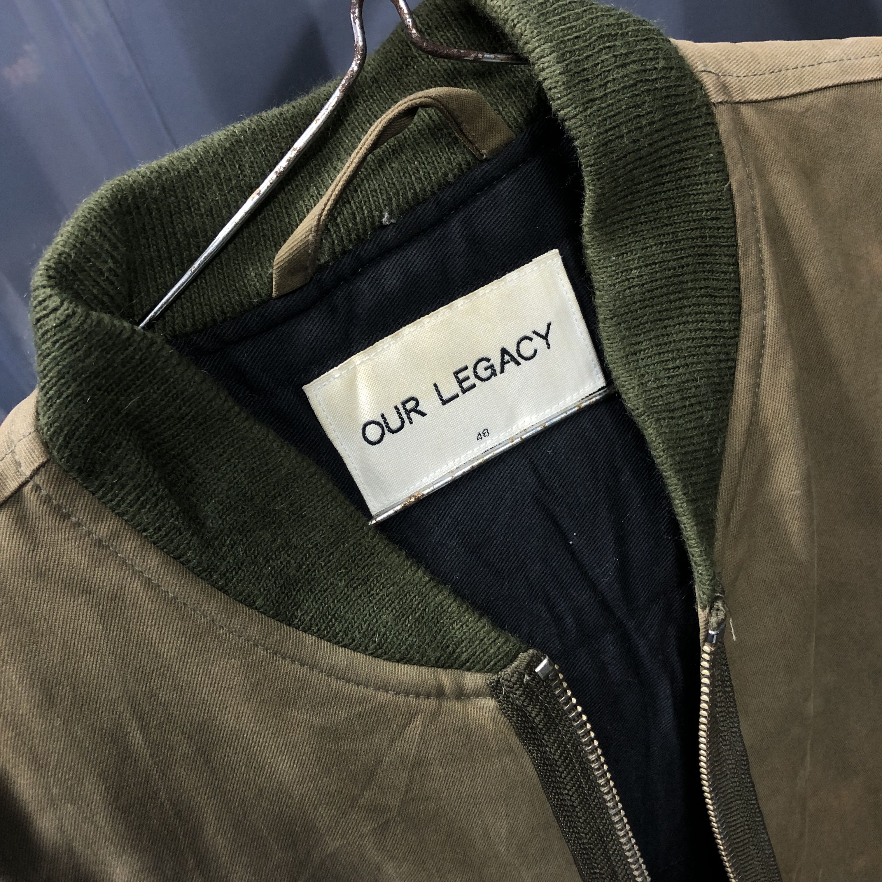 Our Legacy our legacy AW14 fade olive bomber jacket Size US M / EU 48-50 / 2 - 2 Thumbnail