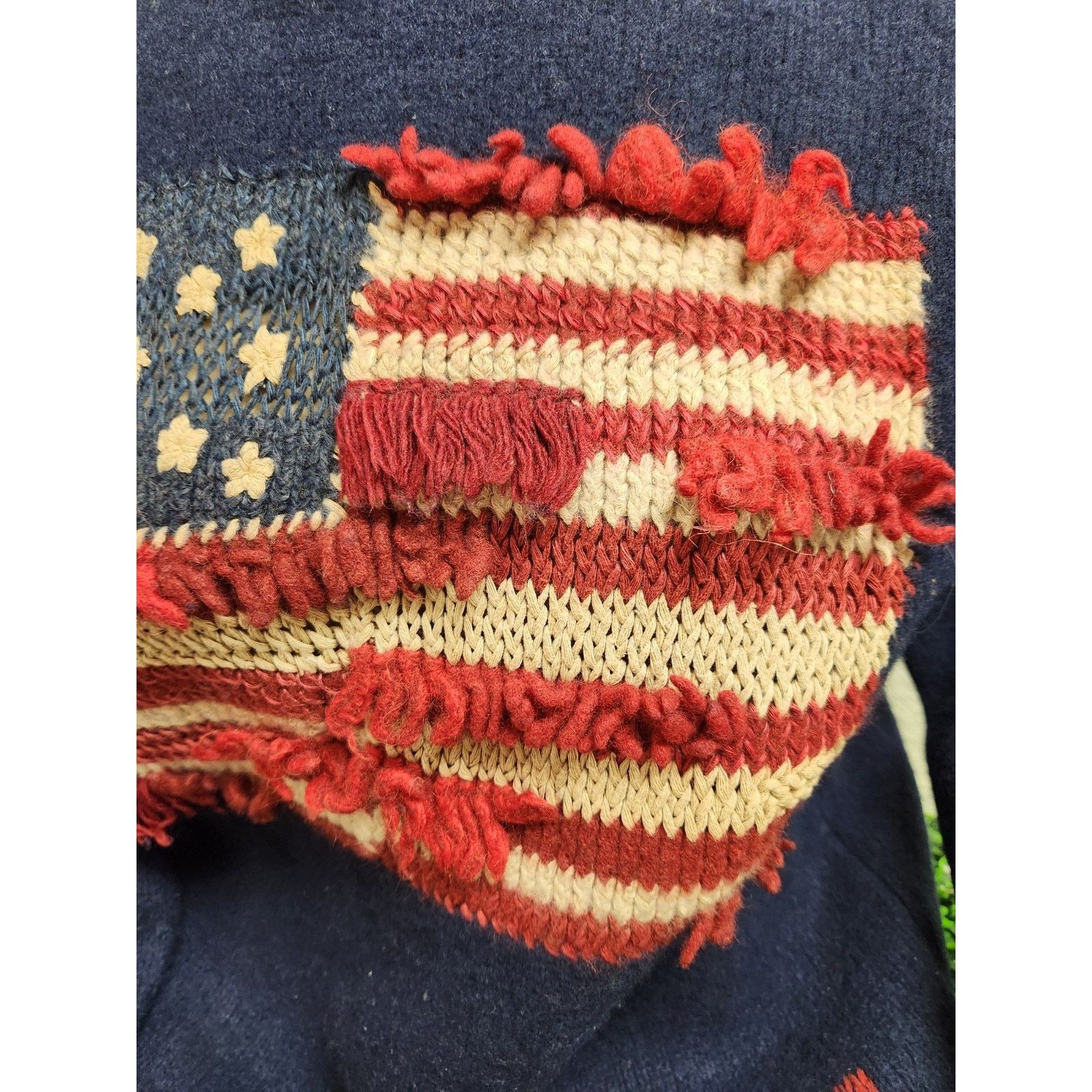 Polo Ralph Lauren POLO RALPH LAUREN TURTLENECK SWEATER American Flag Vintage Size M / US 6-8 / IT 42-44 - 3 Thumbnail
