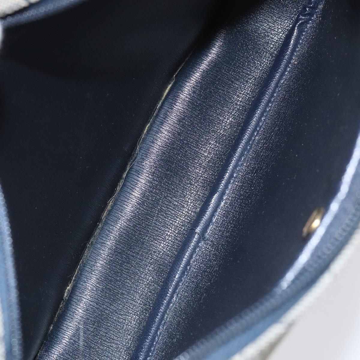 Dior DIOR Honeycomb Canvas Shoulder Bag Gold Navy Size ONE SIZE - 12 Thumbnail