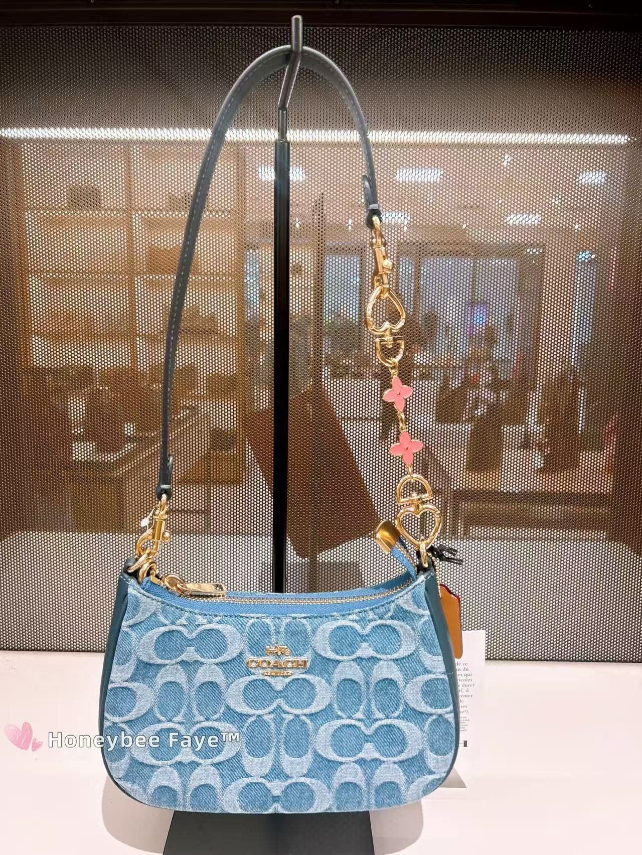 Coach Teri Mini Crossbody Bag In Signature Denim CDQ25 Size ONE SIZE - 2 Thumbnail