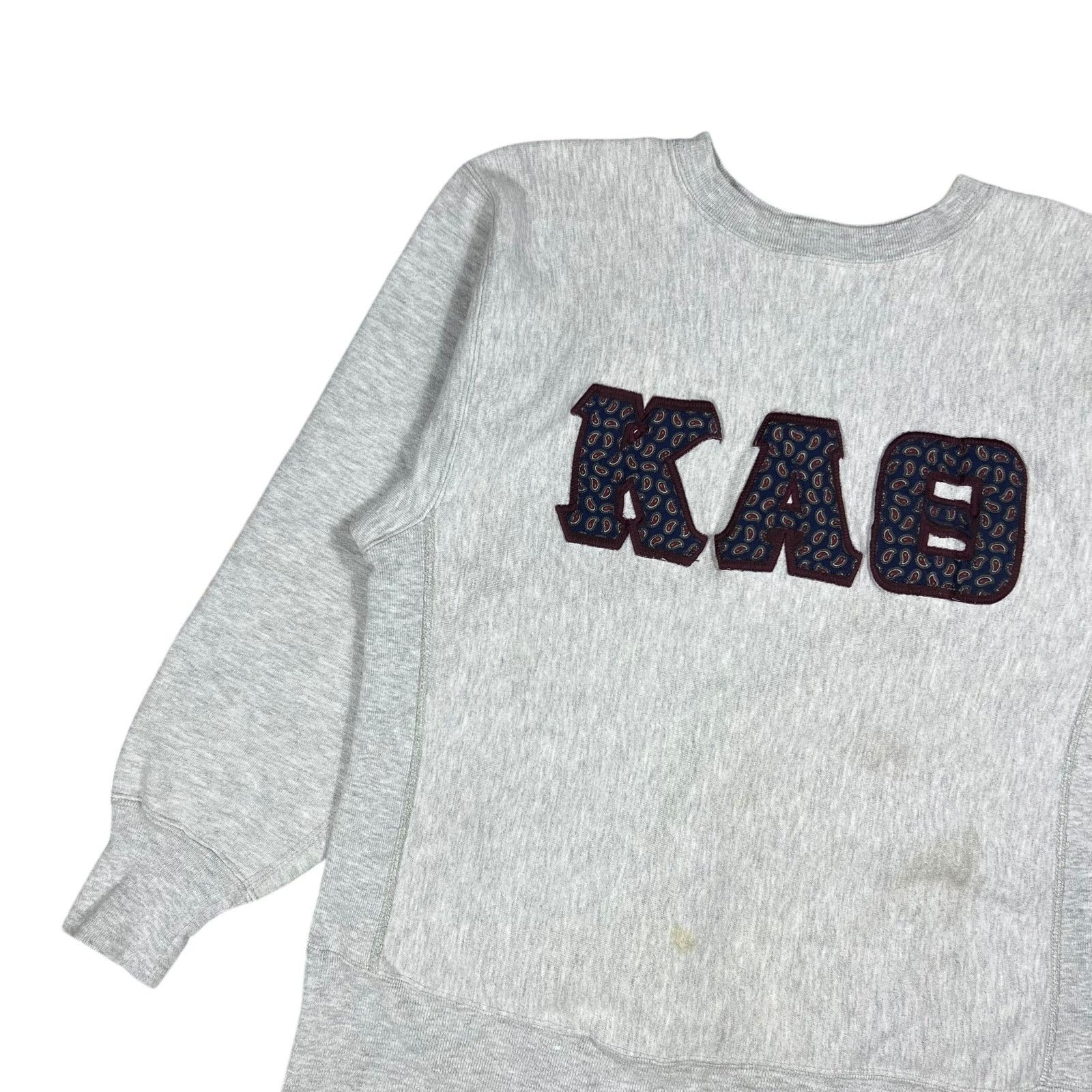 Champion × Vintage 80s Champion Reverse Weave Warmup sorority paisley crewneck Size US L / EU 52-54 / 3 - 4 Thumbnail
