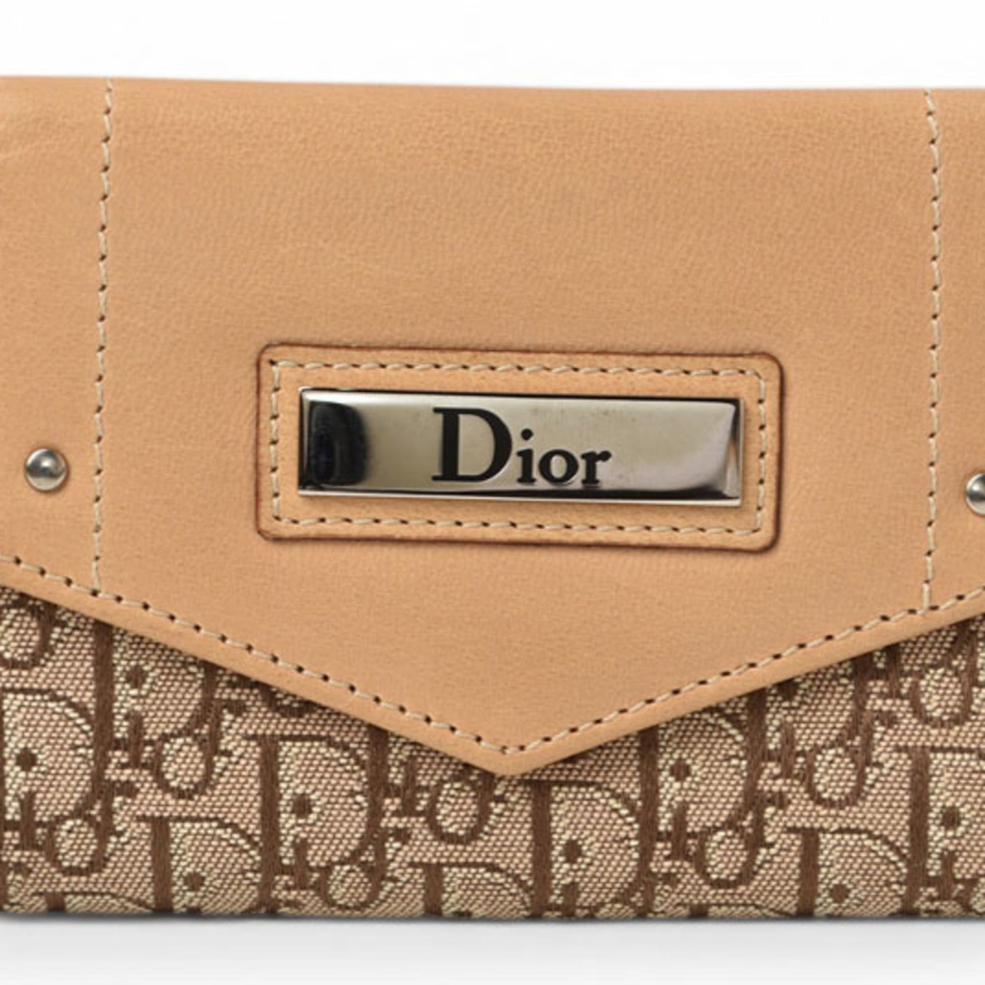 Dior Christian Dior Key Case, Street Chic, Beige Jacquard Leather Size ONE SIZE - 1 Thumbnail