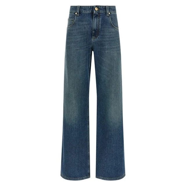 Brunello Cucinelli BRUNELLO CUCINELLI Stonewashed denim Trousers New & Authenti Size 27" / US 4 / IT 40 - 1 Thumbnail