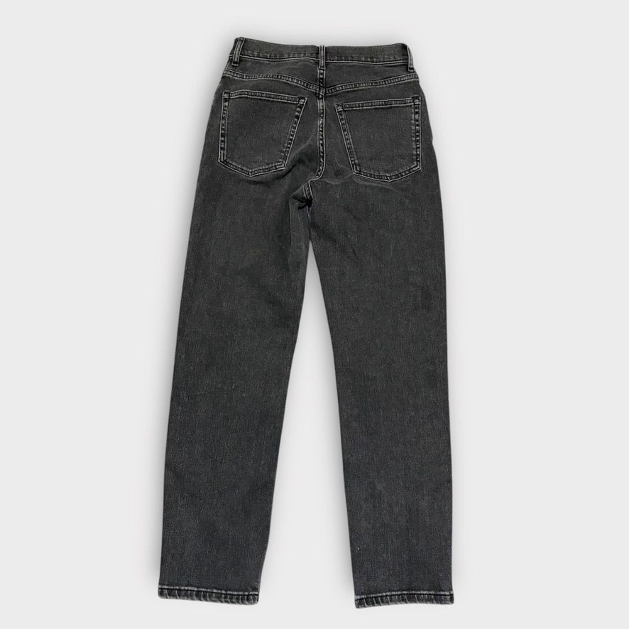 Everlane Everlane Cheeky Jean Crop 26" Gray Washed Black Slim Straigh Size 26" / US 2 / IT 38 - 3 Thumbnail