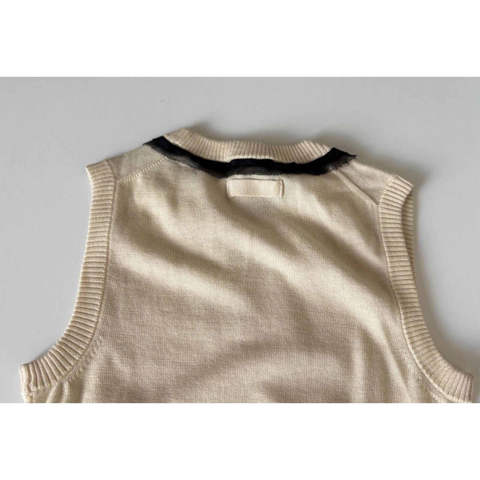Dolce & Gabbana Vintage D&G Cashmere Silk Knit Vest Y2K Dolce Gabbana Size S / US 4 / IT 40 - 6 Thumbnail