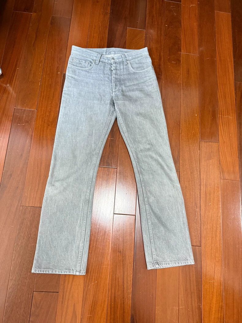 Helmut Lang HELMUT LANG Gray straight jeans Size US 27 - 2 Thumbnail