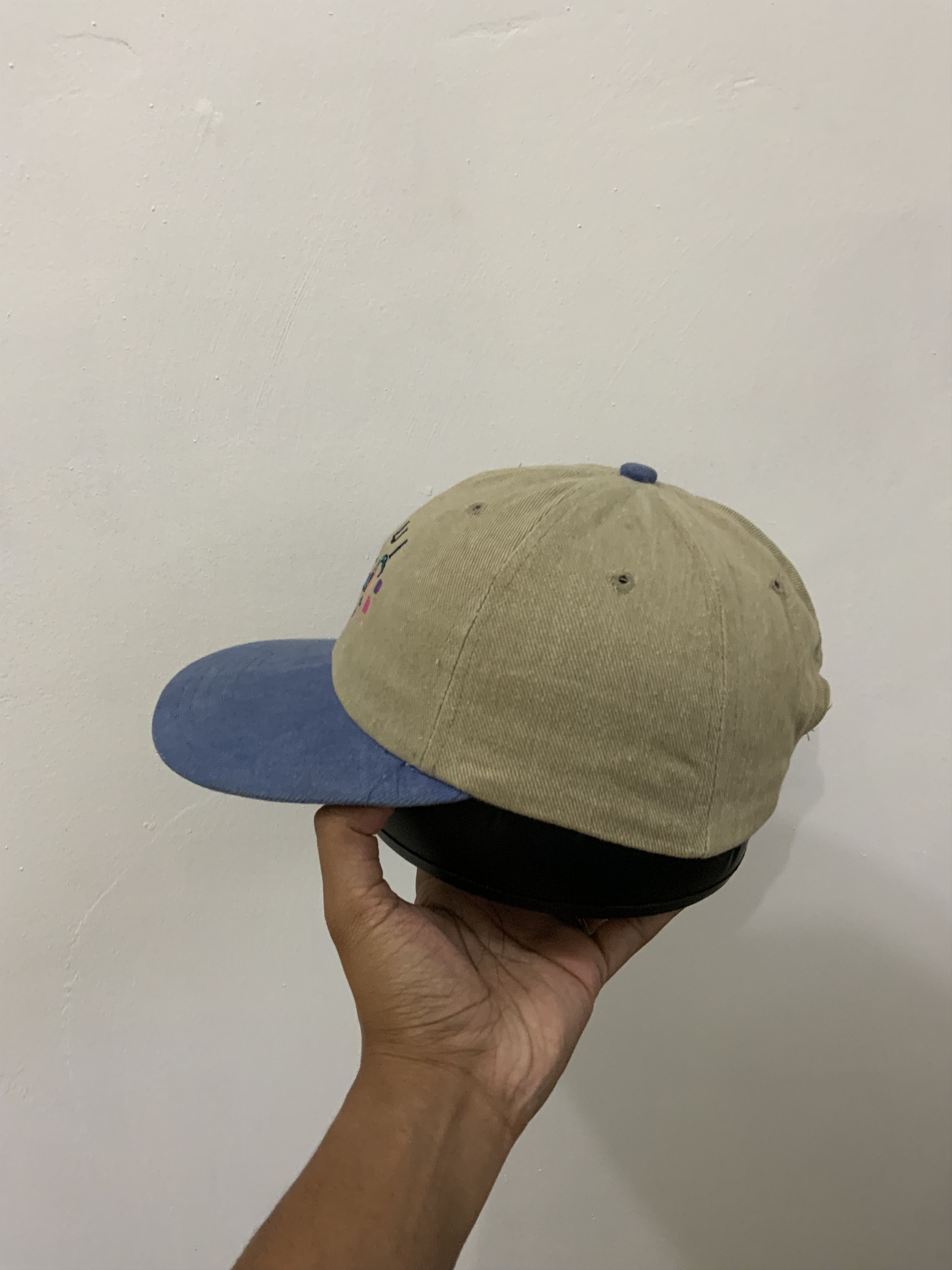 Vintage Maui Streetwear Denim Embroidery Hat Cap Size ONE SIZE - 4 Thumbnail