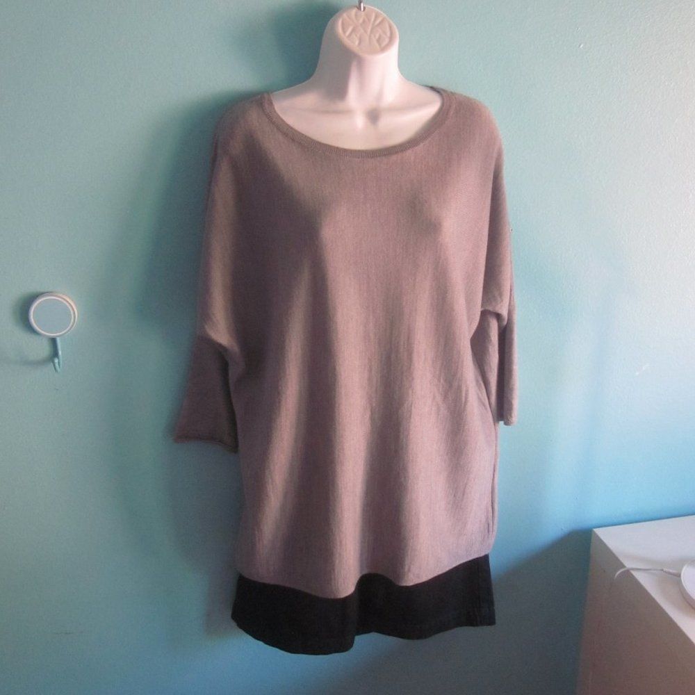 Magaschoni Magaschoni Size L Gray Dolman Sleeve Oversized Wool Blend S Size L / US 10 / IT 46 - 3 Thumbnail