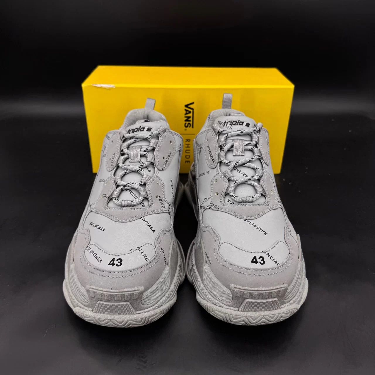 Balenciaga Balenciaga Triple S Grey Size 43 Size US 10 / EU 43 - 4 Thumbnail