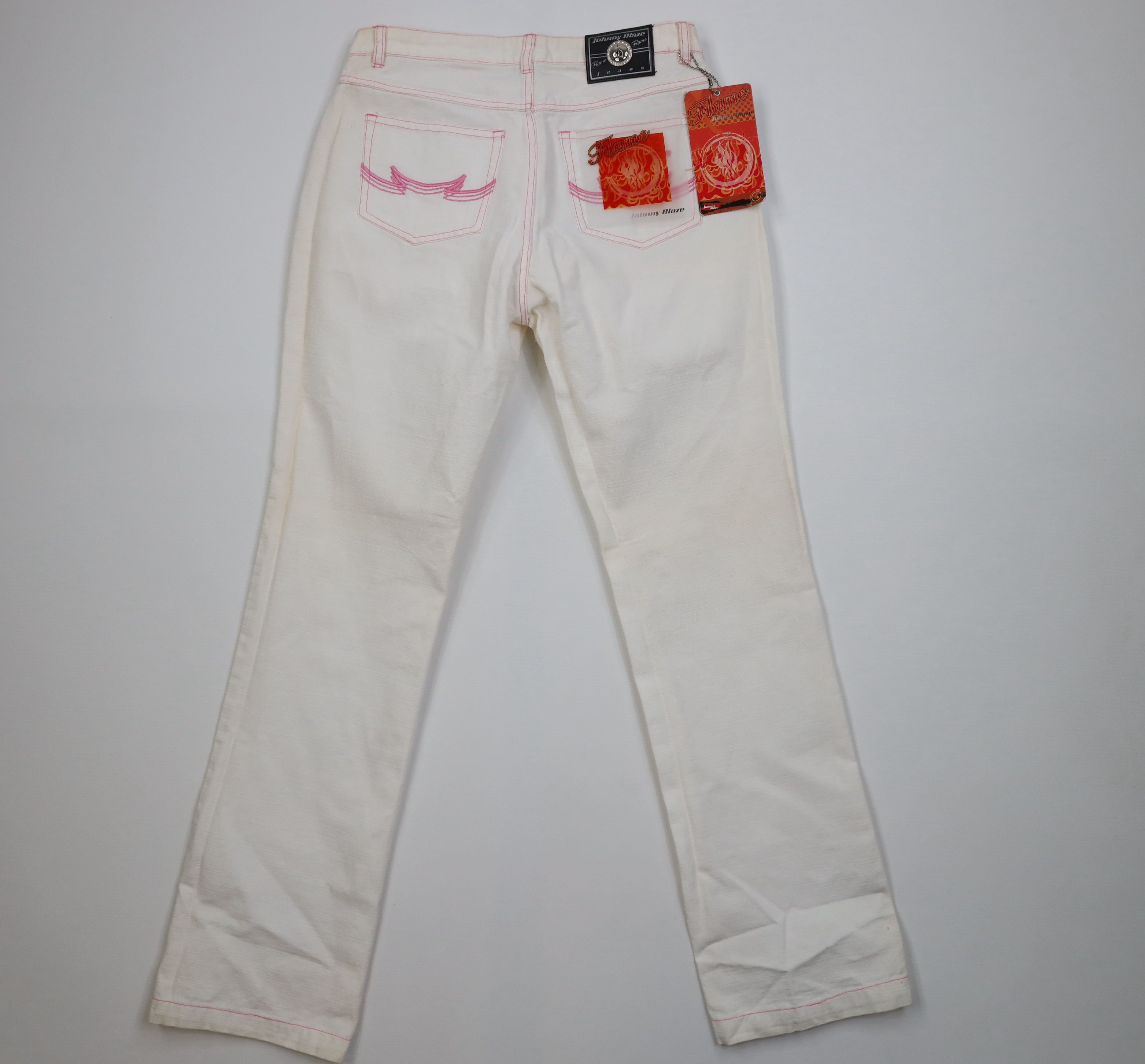 Vintage Deadstock Vintage 90s Y2K Johnny Blaze Man Wutang Clan Jeans Size 32" / US 10 / IT 46 - 12 Thumbnail