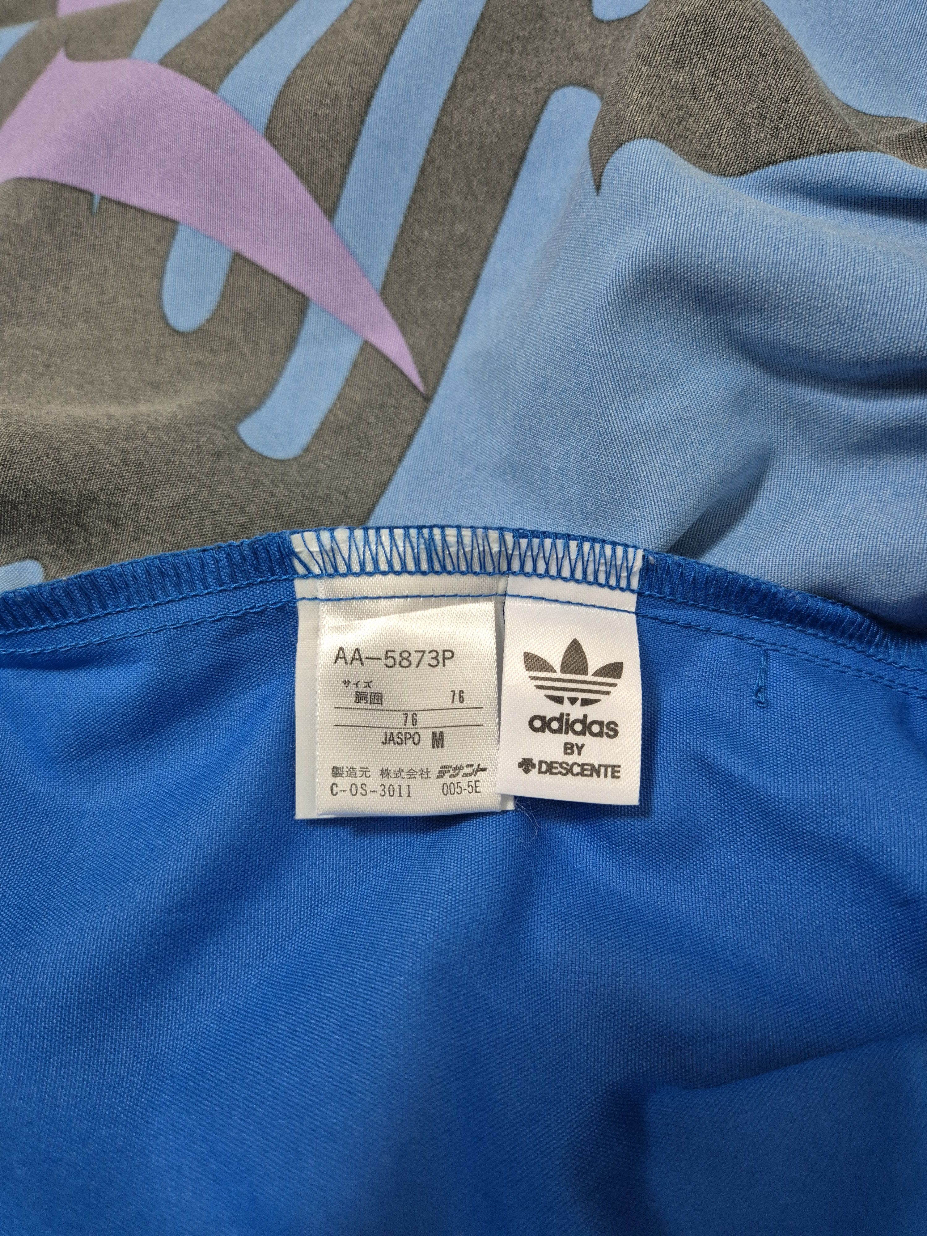 Adidas × Descente × Vintage Adidas Trefoil Fullprint Big Logo Shorts Size US 29 - 6 Thumbnail