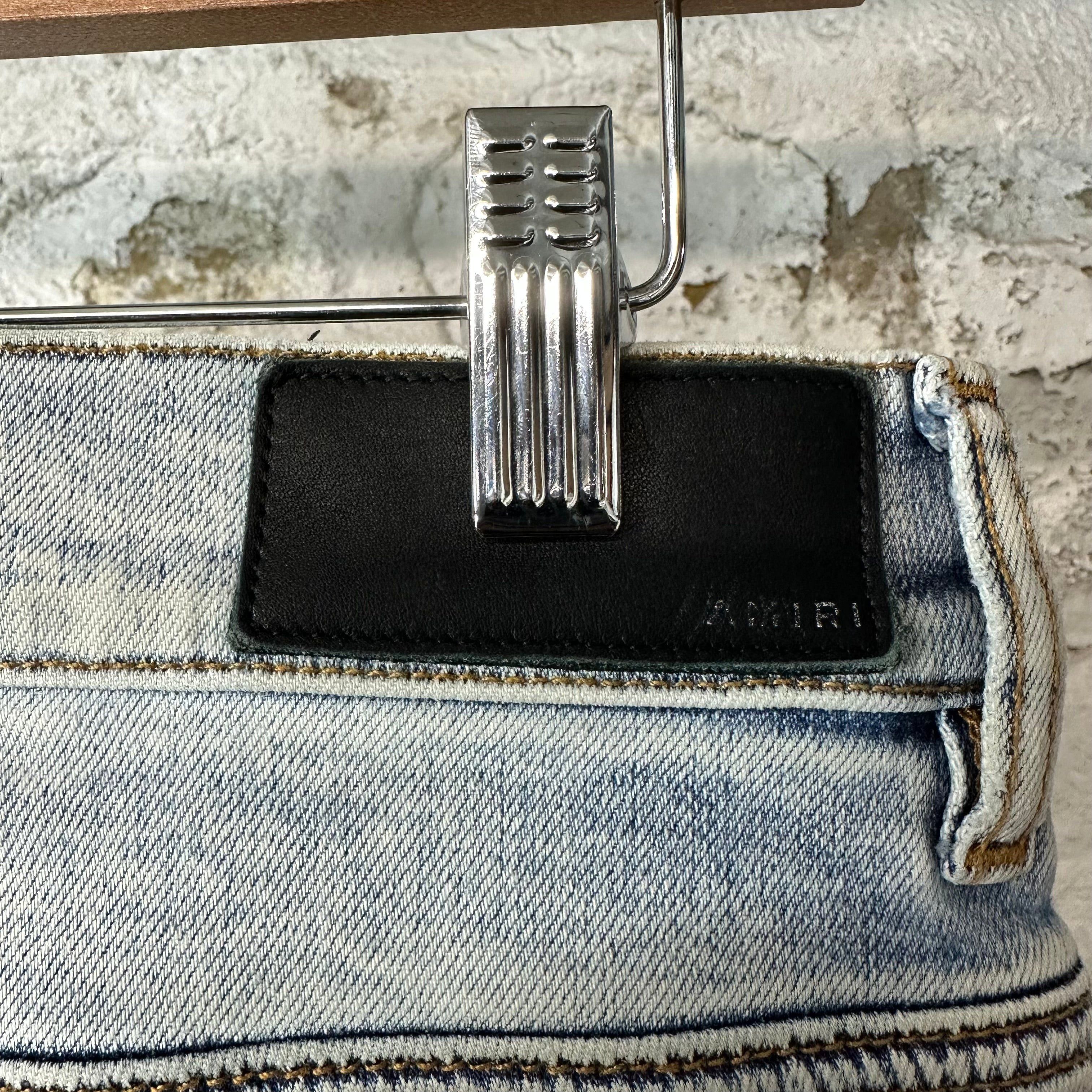 Amiri Amiri Plain Washed Blue Denim Jeans Sz 31 Size US 31 - 4 Thumbnail