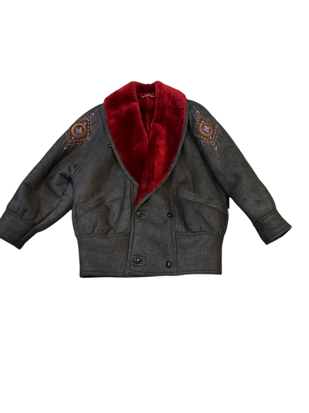 Vintage SOMPER vintage shearling native coat Size XL / US 12-14 / IT 48-50 - 1 Thumbnail