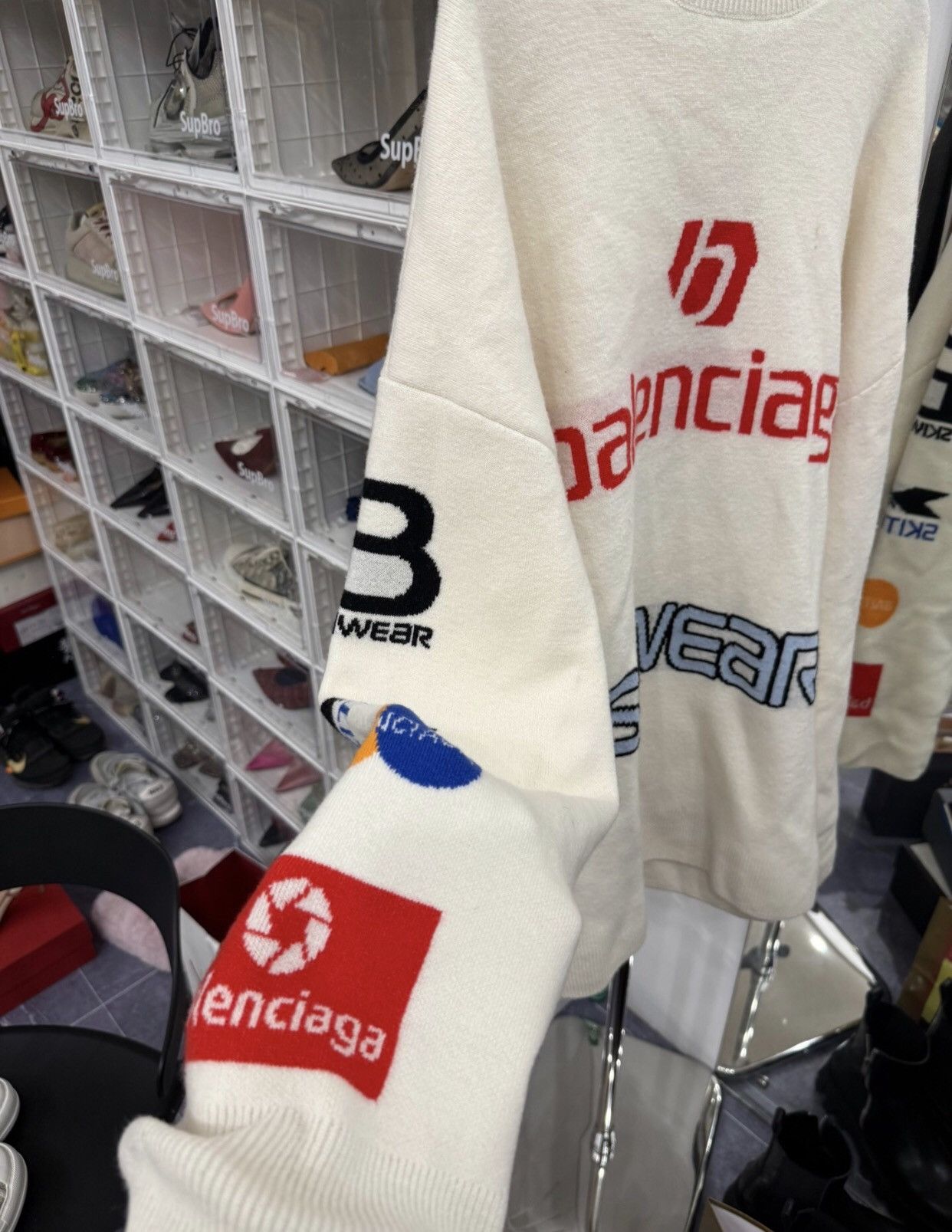 Balenciaga Balenciaga FW24 SKIWEAR High Neck Long Sleeve Sweater 241 Size US XS / EU 42 / 0 - 7 Thumbnail