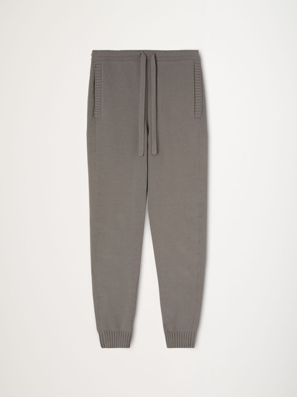 o1gr1nt1124 Diag Outline Knit Pant in Medium Grey