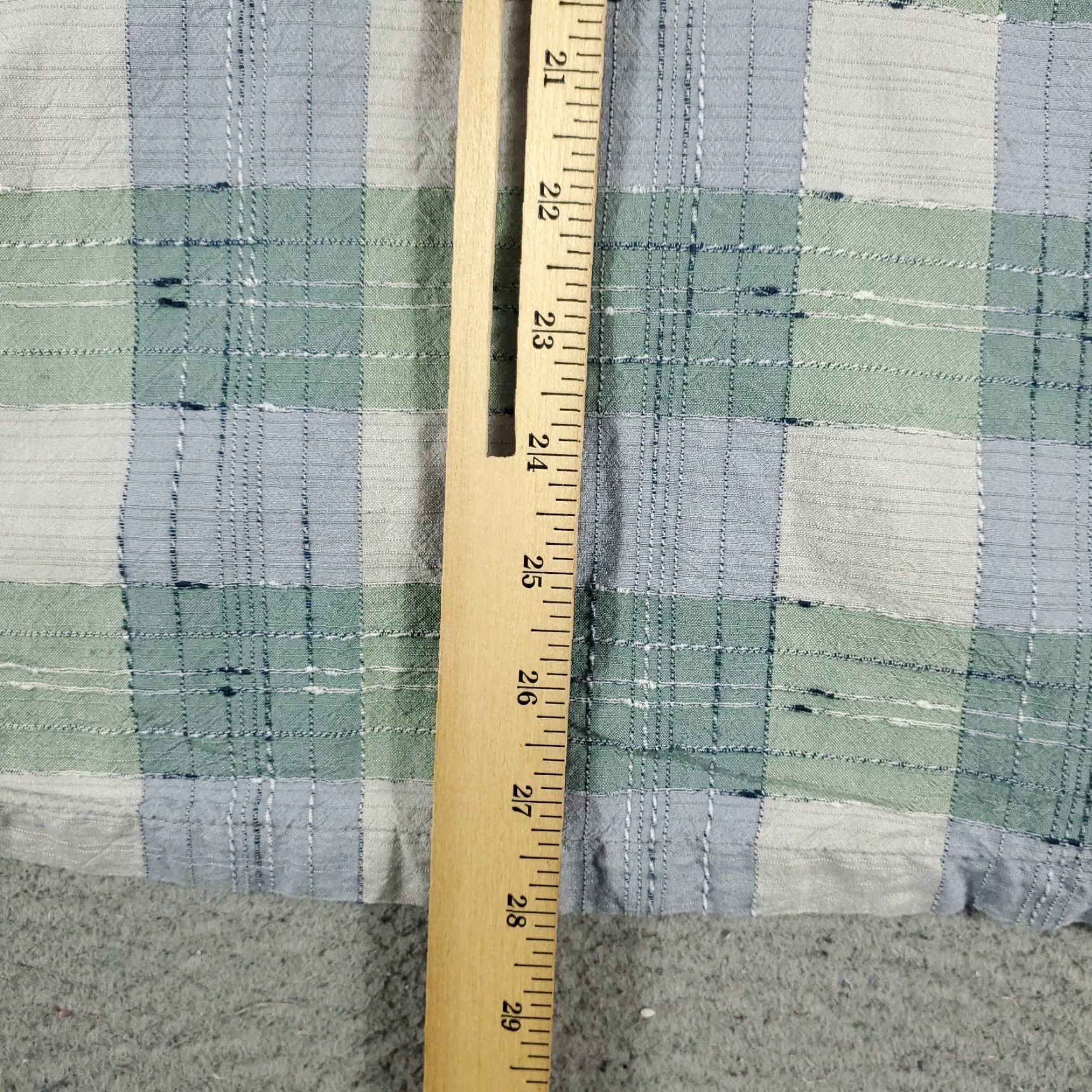 Tommy Bahama Tommy Bahama Shirt Mens Large Green Blue Plaid Cotton Silk Button Short Sleeve Casual Luxury Size US L / EU 52-54 / 3 - 4 Thumbnail