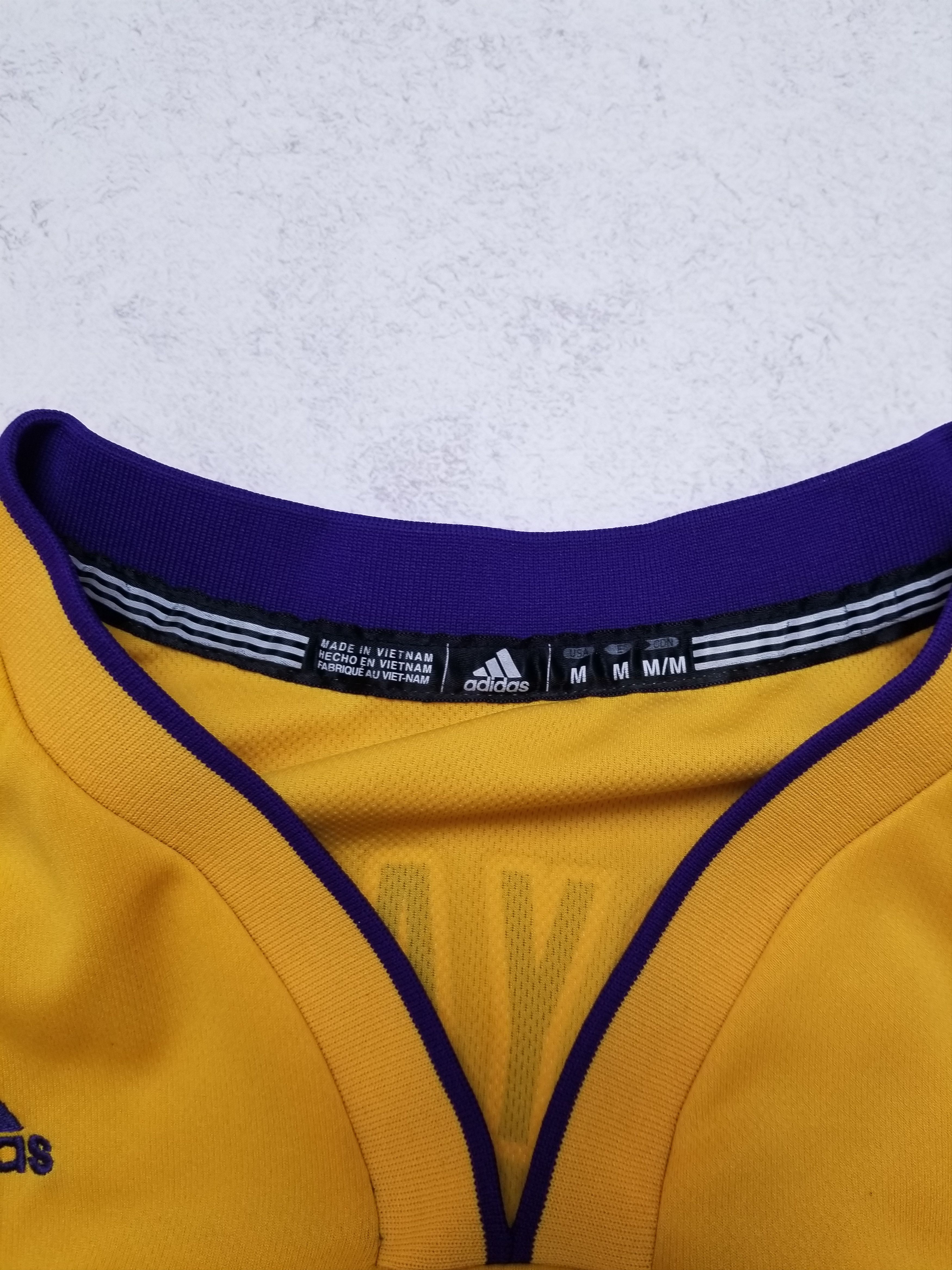 Adidas Los Angeles Lakers Kobe Bryant #24 Adidas NBA Yellow Jersey Size US M / EU 48-50 / 2 - 14 Thumbnail