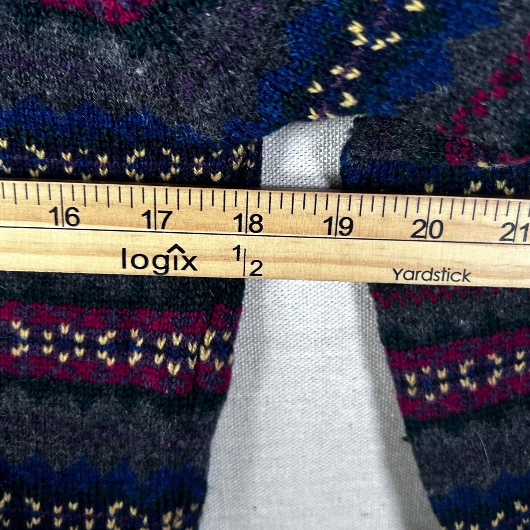 Ralph Lauren Lauren Ralph Lauren Sweater Crew Neck Fair Isle Multicolor M Women Pullover Angora Lambswool Size M / US 6-8 / IT 42-44 - 4 Thumbnail