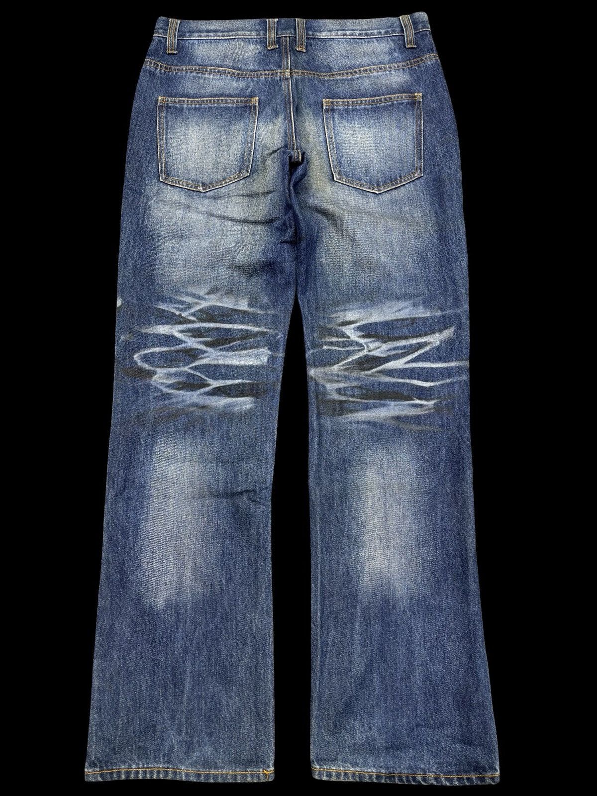 Japanese Brand 💥Artisanal💥LGarage Raw Fades Style Denim F957 Size US 33 - 2 Thumbnail