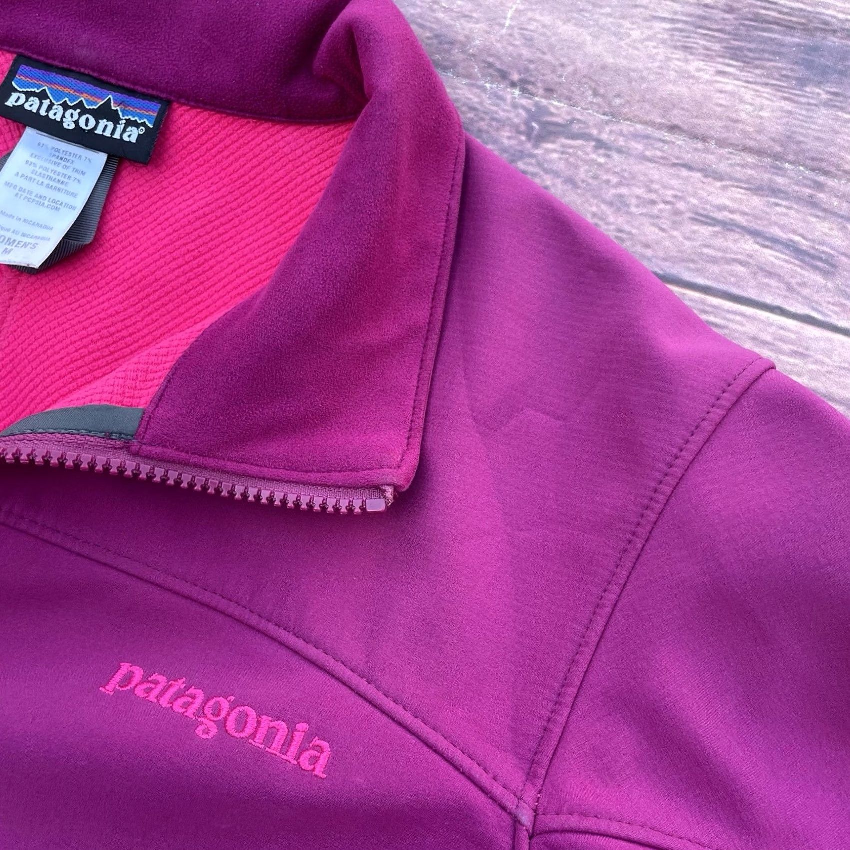 Patagonia Patagonia Jacket Womens M PolarTec WindBloc Pink Full Zip Soft Shell Gorpcore Size M / US 6-8 / IT 42-44 - 5 Thumbnail